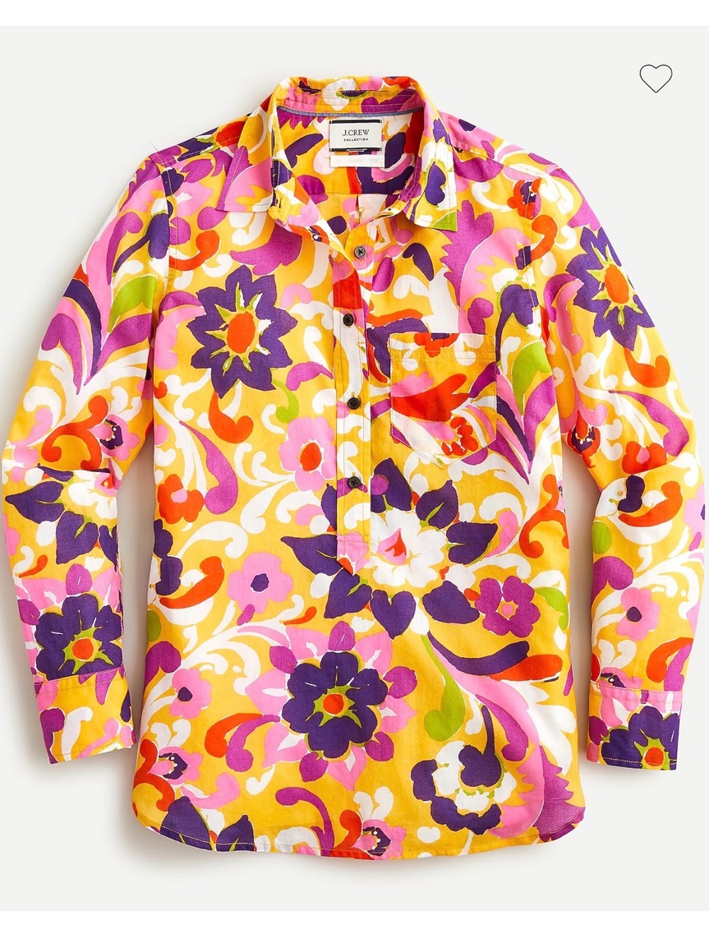 NWT J Crew Classic Collection Ratti Curly Popover 4